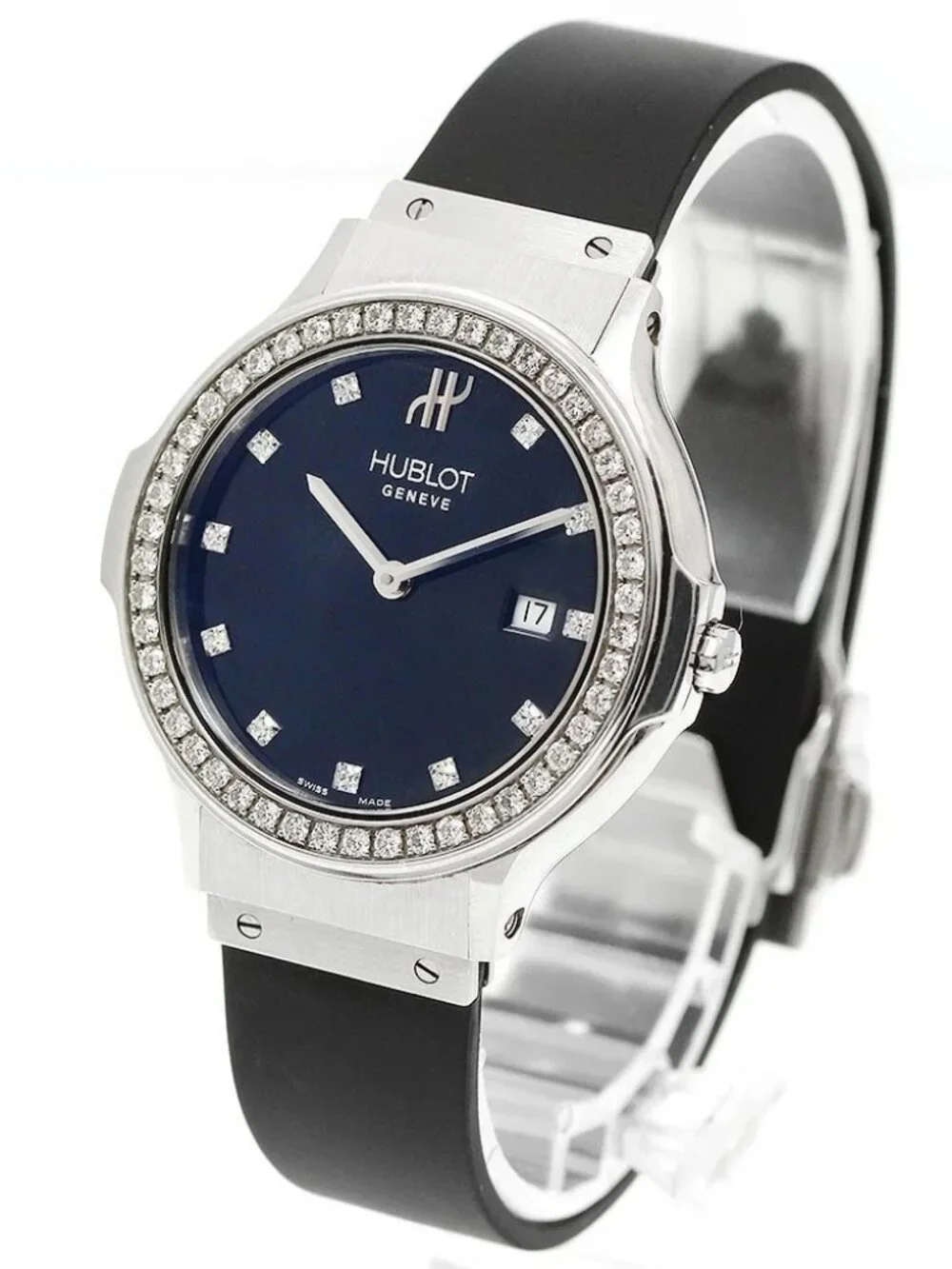 HUBLOT Classic Tradition 11P diamond bezel Quartz Ladies Watch_952464